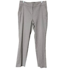 Worthington Womens Houndstooth Pants Brown Academia Heritage Professional 12